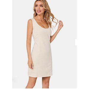 Halara Everyday U-Neck Plain Bodycon Mini Tank Chill Dress Size Small NWT